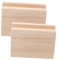 Homoyoyo 2pcs Heavy Duty Wooden Bed Risers Couch Lift Blocks Anti-skid Furniture Height Extenders for Bed Sofa Stability Strong Support for Home Office Use