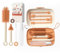 Goupillon biberon en Silicone avec Égouttoir, Brosses pour tétines et pailles, Distributeur de Savon | Accessoire Essentiel de Puériculture pour Bébé | Pliable et Portable | Idéal pour Voyage