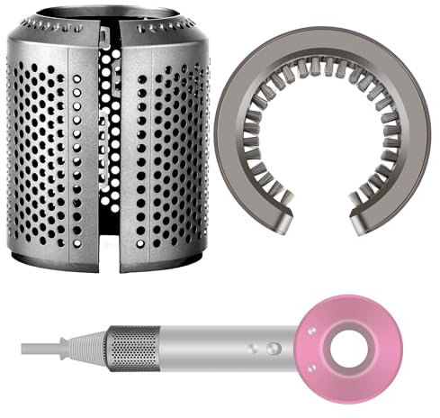 YTCHYYSK Upgraded Outer Filter Cage Cover Replacement with Fliter Cleaning Brush for Dyson Supersonic Hair Dryer Accessories HD01 HD03 HD08 HD15
