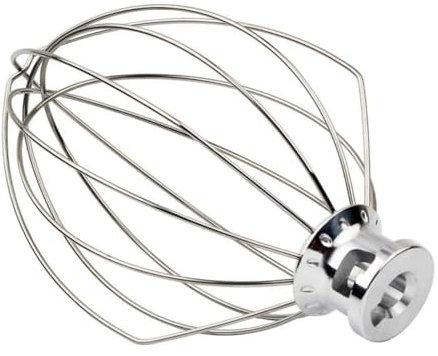 FHAJKTJB Drahtpeitsche, Stahldraht-Schneebesen, Edelstahl, Schneebesen, Mixer, Mischkopf, 5QT, kompatibel mit American, kompatibel mit KitchenAid, K5AWW