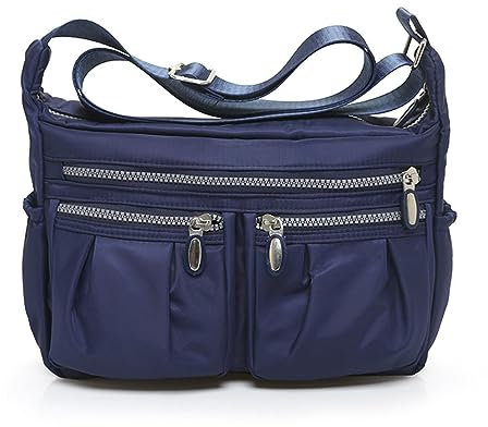O Bag Taschen Damen Blau Damentaschen, trendige Mode, Kordelzug, Damentasche, lässige Handtasche, Umhängetasche, Umhängetasche Taschen Für Yogamatten (Dark Blue, One Size)