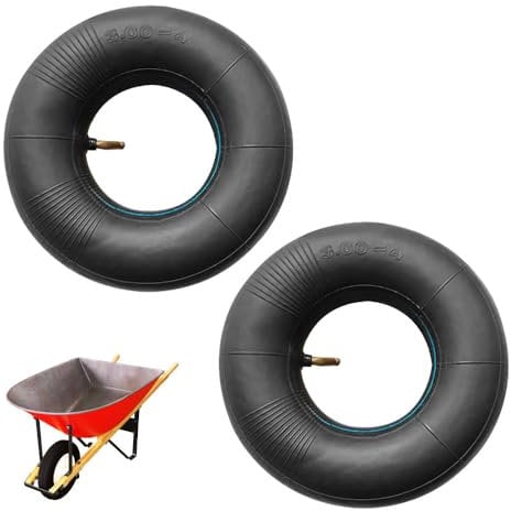 ZOYDP 2 Stück Schlauch 3.00-4, 260 x 85mm Sackkarre Schlauch mit 90° Winkelventil Luftrad Zubehör, Schlauch für Sackkarre Schubkarre Sackkarre Bollerwagen Sackkarrenrad