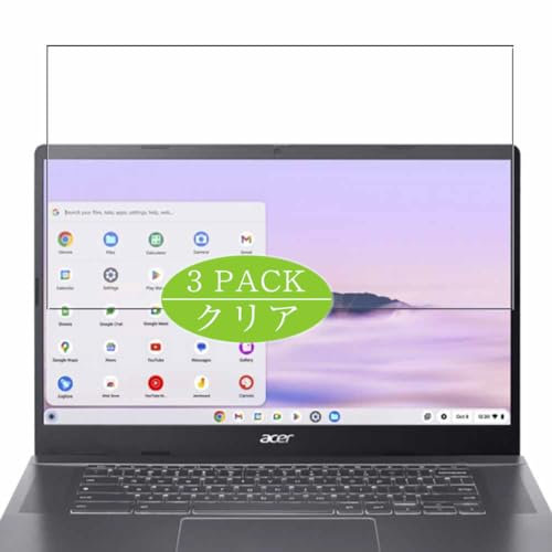 VacFun 3 Piezas Protector de Pantalla, compatible con Acer Chromebook Plus 515 CB515-2H CB515-2HT 15.6 Laptop, Screen Protector Película Protectora (Not Cristal Templado)
