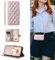ESONG Cover Portafoglio per iPhone 13 / iPhone 14 con Cinturino,Custodia A Libro In PU Pelle Flip Cover,Caso Antiurto Case per Donna Con Slot Per Schede,Magnetica,Supporto Rosa