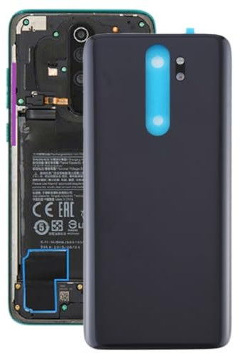 Replacement Parts Battery Back Cover Compatible with Xiaomi Redmi Note 8 Pro, Rear Battery Cover Parts Battery Rear Cover for Xiaomi redmi Note 8 Pro Phone Parts(Black)