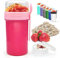 XJIANFU Müslibecher to Go 250ml+650ml,Auslaufsicherer Lunchpot Müsli Cup to Go Becher mit Löffel,Müslibecher to Go,to Go Müslibecher,Joghurtbecher to Go(3565-Pink)