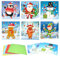 LAMEK 12 Weihnachten Bastelsets für Kinder Weihnachts Klebepunkt Basteln Set Kreative Kunsthandwerk Mosaik Klebebilder Kreativsets Geschenke für Jungen Mädchen Weihnachtsfeier Weihnachtskranz