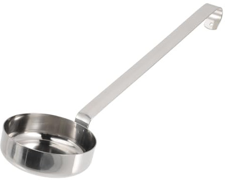 MAGICLULU Measuring Sauce Ladle for Pizza Flat Spoon Paste Spread Spoon Kitchen Sauce Easy to Use Sturdy for Daily Cooking