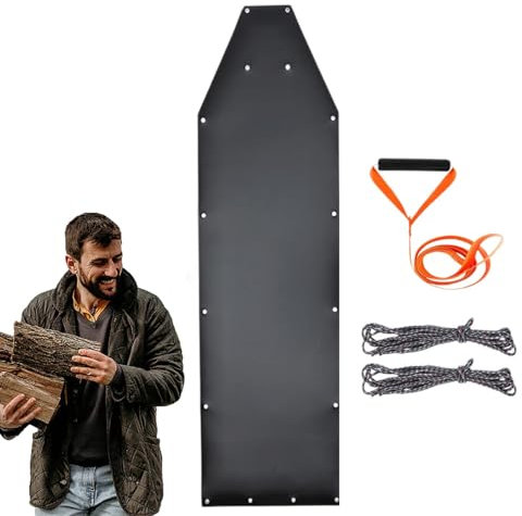 Slitte da caccia per cervi – Slitta per trasporto di dollari, slitta per corna di trascinamento | Heavy Duty ispessito Game Hauler, resistente agli strappi, accessori da caccia con imbracatura e corde