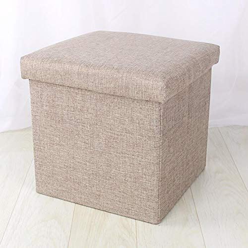 Zusammenklappbarer Fußhocker, würfelförmig, 159 kg, klein, platzsparend, mit Sternen-Design, 76 x 38 x 38 cm, Schwarz