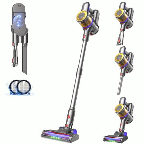 UNINELL HOME UV1 Akku Staubsauger (Silber Gold)