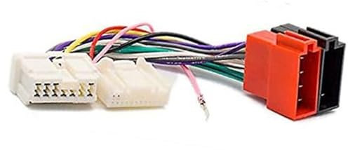 ZAPYVET Câble Adaptateur de connecteur de Faisceau de câblage ISO for autoradio, for Renault, Logan Sandero Duster 2012 +, for Dacia, 2011 + Câble Adaptateur pour autoradio