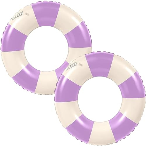 2 pcs Schwimmring, Luftmatratze Schwimmreifen Aufblasbar, Pool Aufblasbare Schwimmreifen für Kinder und Jugendliche Sommer-Schwimmen Party