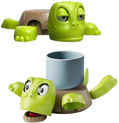 QckZee Turtle Coaster, Schildkröte Coasters Schildkröten Untersetzer, Schildkröten Machen lustige Gesichter, Wenn sie Gewicht auf dem Rücken Tragen, Geschenke für Freunde und Kinder