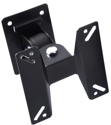 Sewroro 1Set Tv Rotante per Tv Schermo Piatto Design Pulito e Ordinato Compatibile con Televisori Nero