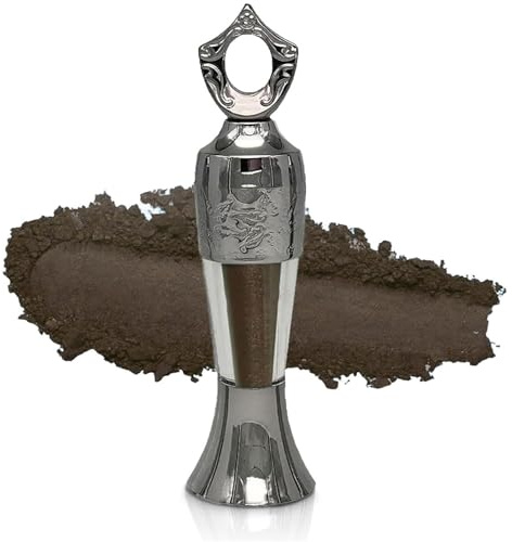 Arabic 𝒌𝒐𝒉𝒍 Powder Eyeliner – 100% natürliche ägyptische Mineralformel, handgefertigte, wasserfeste & wischfeste, langanhaltende, intensive Farbwirkung, arabischer Lidstrich (BROWN)