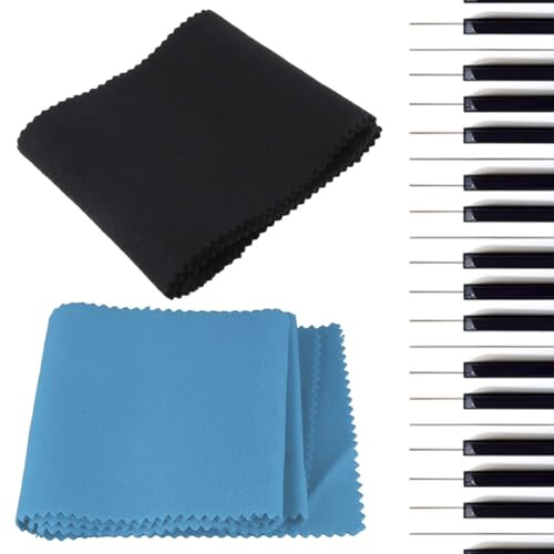 DIFLAX 2 Stück Klavierabdeckung 88 Tasten, Tastaturabdeckung 88 Tasten, Klaviertastatur-Staubschutz, Digital-Piano Abdeckung, Elektronisches Klavier Schutz, Schützt vor Staub und Kratzern, Für Piano