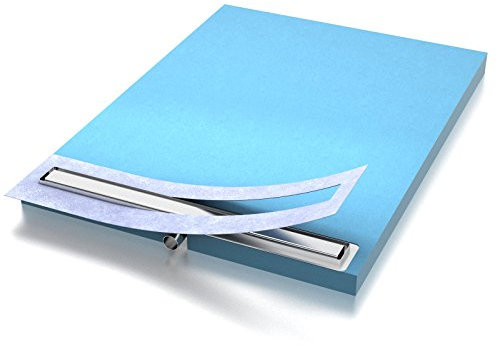 Duschelement 100X140 cm mit Rinne Ablauf waagerecht Rinne geschlossen Duschboard Duschtasse bodeneben