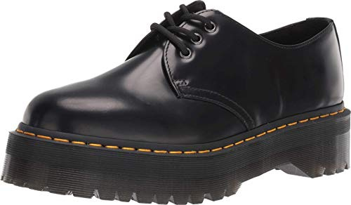 Dr. Martens 1461 Quad DM25567001, Unisex Half Shoes, Black, 45 EU