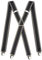 PIERROT Bretelles Homme Larges Made in France - Elastique Ultra Résistant & 4 Clips Extra Fort en X - Taille Ajustable Jusqu’à 130cm - Garantie à Vie - Fabrication Artisanale