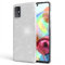 NALIA Glitzer Handyhülle kompatibel mit Samsung Galaxy A71 Hülle, Bling Silikon Cover Case Glänzend Glitter Bumper Phone Etui, Telefon Strass Diamant Backcover Handy-Tasche Schutzhülle, Farbe:Silber