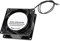 Ventilador de enfriamiento de 80 mm x 80 mm x 25 mm, ventilador de doble rodamiento de bolas para host de disipadores térmicos, placa de circuito AC220/240V 0.1A