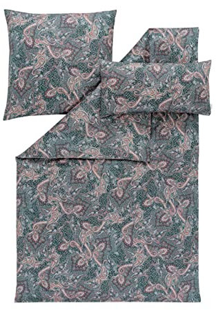 ESTELLA Mako-Satin Bettwäsche Tiberio Petrol