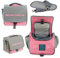 my STITCHERY Toniebox Tasche mit Namen Bestickt für die Aufbewahrung von Figuren und Tonie-Box - Gepolsterte Tigerbox Transporttasche (Rosa)