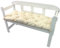 NYVI Bankauflage Ibiza 110x45 cm Ecru 2er Set - Polsterauflage für Gartenbänke Gemütlich & Langlebig - Sitzauflagen für Bänke Outdoor & Indoor - Sitzkissen Auflage Bank Sitzbank