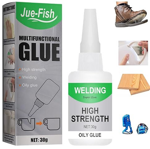 Oily Glue,Welding High Strength Oily Glue,Mighty Universal Glue,Strong Glue for Ceramic,Waterproof Glue for Plastic,Repair Glue Fast Repair Curing,Leather Glue Extra Strong,Welding Glue Metal