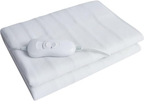 1ABOVE Heated Blanket with 3 Heat Settings, Detachable Controller, and Over-Heat Protection - White (SINGLE)