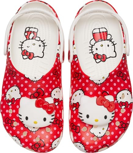Crocs Unisex Kinder Hello Kitty Red Classic Clog K