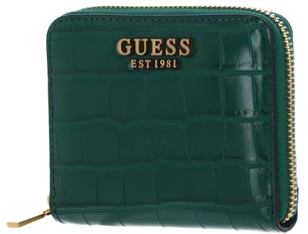GUESS Laurel SLG Small Zip Around Wallet Emerald