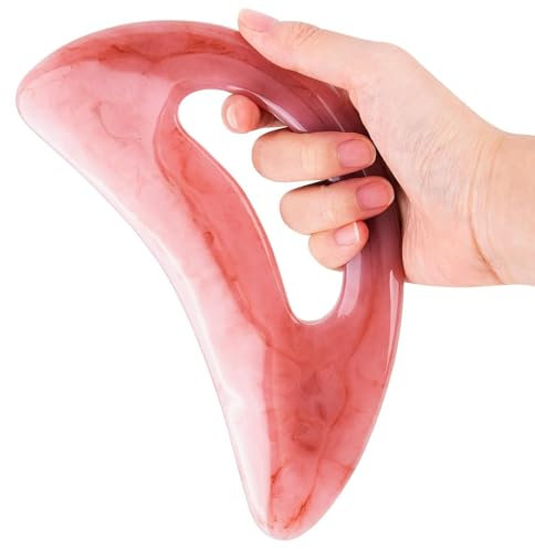 DMJJSD Gua Sha Massagegerät - Großes Lymphdrainage-Massagegerät für Gesicht, Hals, Beine, Rücken & Muskelentlastung