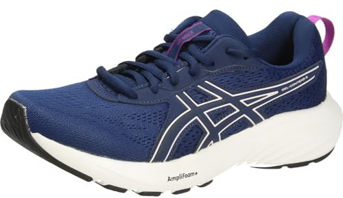 ASICS Women's Gel-Contend 9 Sneaker, Blue Expanse/Pale Pink, 3.5 UK
