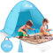 MULEVIP Strandmuschel,Pop Up Strandmuschel,Strandmuscheln,Beach Tent,Strandmuschel UV Schutz,Popup Strandmuschel für 2-3 Personen,für Familie Camping Garten Strand,Tragbar Extra Light Beach Tent