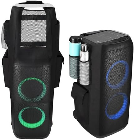 Generisch Hülle Multifunktional Schutzhülle Tasche für JBL PartyBox 310 Party Lautsprecher Schutzhülle, Protect Scratches (Schwarz)
