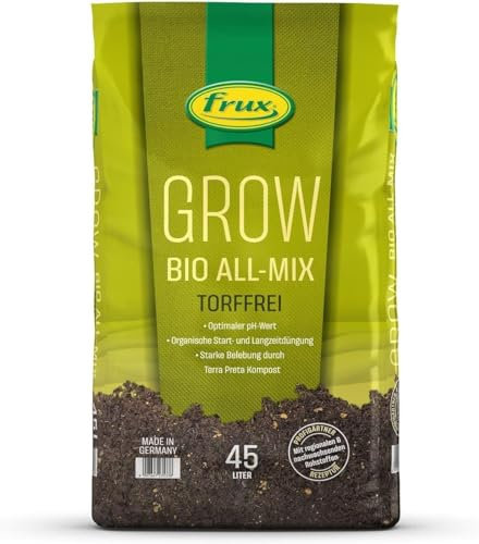 frux® Grow Bio All-Mix Cannabis Substrat torffrei 45 Liter