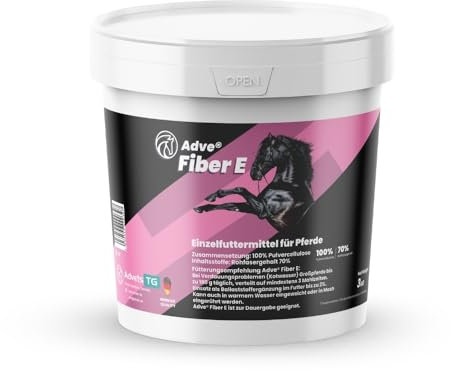 Adve® Fiber E - Pferde-Einzelfuttermittel - bei Kotwasser-Problemen - 3 kg Eimer