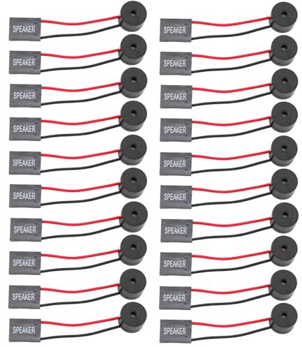 Heevhas Hauptplatine Lautsprecher Desktop PC Computer Mainboard -Lautsprecher Computer Summer Buzzer geschweißt (20 Stück)