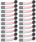 Heevhas Hauptplatine Lautsprecher Desktop PC Computer Mainboard -Lautsprecher Computer Summer buzzer geschweißt (20 Stück)