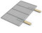 HAGO Edelstahl Grillrost | Eckig 67x40cm | Ersatzrost | Grillgitter | Grillgitter | universal | mit Griffen | Edelstahl | massiv | Gasgrill | Kohlegrill