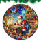 Acunny Weihnachtlicher Sonnenfänger, Weihnachtssonnenfänger Handwerk | getöntes Acryl-Fensterdekor – getöntes Acryl-Fenster-Ornament, dekorativer Sonnenfänger für Wanddekoration