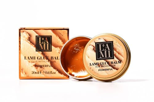Lami Glue Balm Powerful Melon - Colla senza colla, prodotto per laminazione delle ciglia, 20 ml, contiene olio di argan, olio di jojoba e olio di avocado