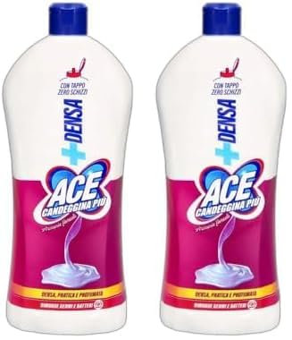 ACE Candeggina Più Denso Squeeze Aroma Floreale, Flacone da 1 litro (Confezione da 2)