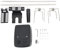 TANIQIACA Kit griglia girarrosto, Barbecue Elettrico Rotante allo spiedo, capacità di carico 15 kg, Acciaio Inossidabile 304, per grigliate all'aperto in Giardino, Patio, Campeggio e