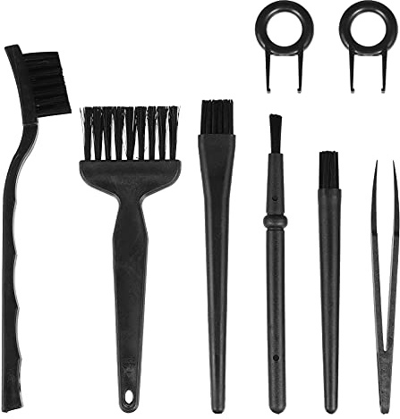 SECFOU Computer Keyboard Cleaning Brush Static Brush for Air Duster Dust Cleaning for Laptop Keyboard Tweezers Gap Cleaner Fan