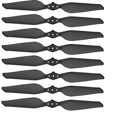 Jodriva 8-teilige Propeller RC Quadcopter Faltbarer Propeller, for Xiaomi, for FIMI X8 SE 2020 Kameradrohne Ersatzklingen für Drohnen(8pcs Black)