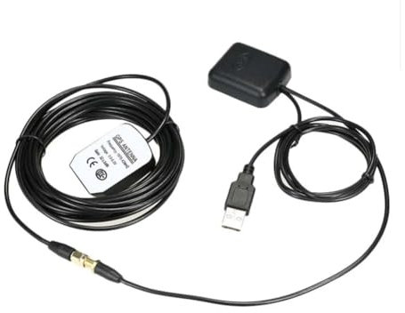 Junterone GPS-Antennen-Navigator-Signalverstärker, Komplettes Empfänger- und Sender-Booster-Set für Auto-Navigationssystem