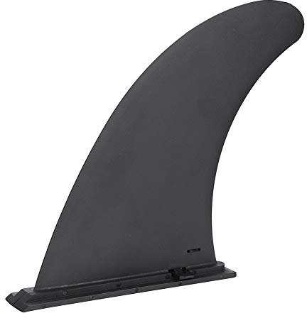 Phefop Fernbeckenschüssel mit Surf -Plaque -Schwanz für Surfbretter in Schlauchboote Schwarze Plastik 2 Teile